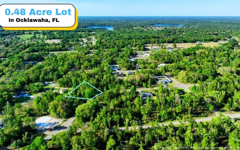 Tranquilo Lote Boscoso de 0.48 Acres en Ocklawaha, FL — Acceso Pavimentado y Zonificación R1