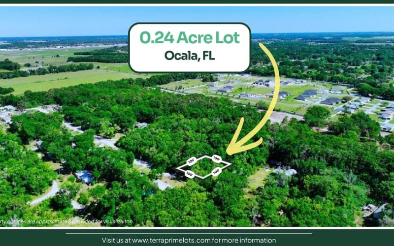 Lote R1 de 0.24 Acres en Suroeste de Ocala, FL — Cerca de FL-40 y World Equestrian Center