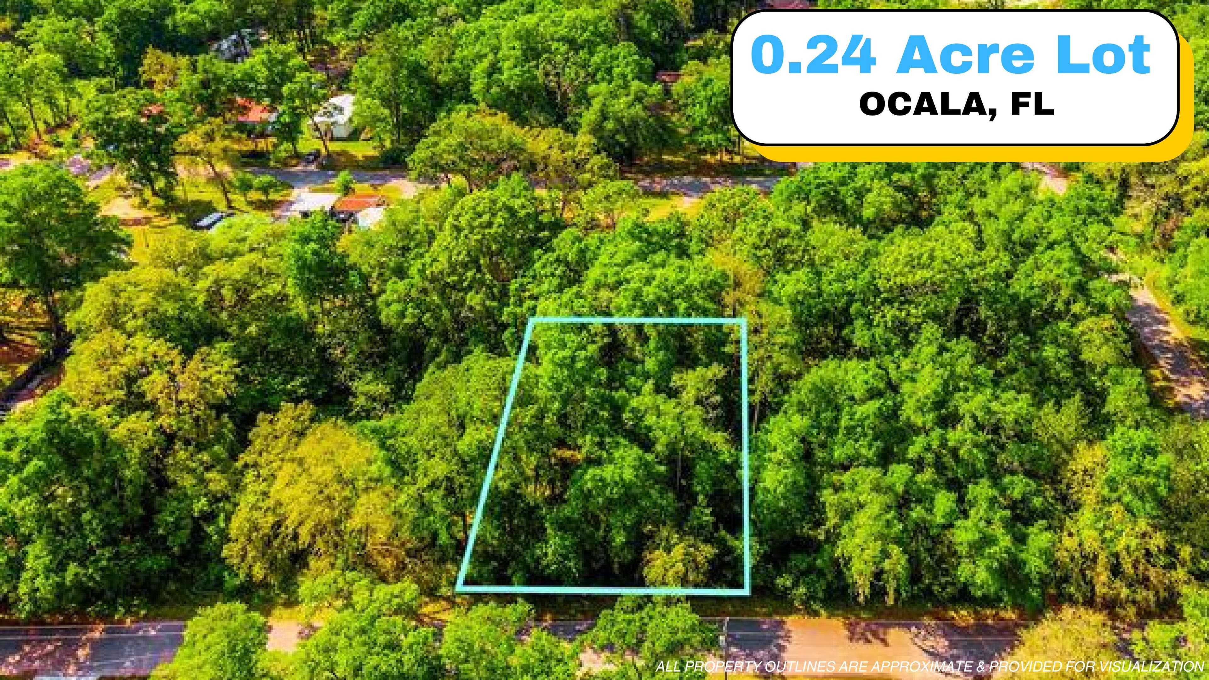 Wooded 0.24-Acre Lot in Ocala, FL — R4 Zoning, Paved Road Near SR-40 — 1 of 8