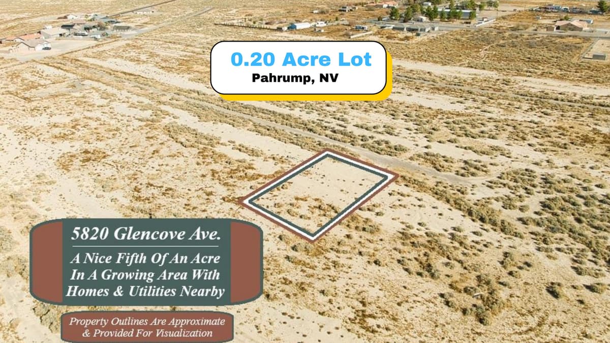 0.20 Acres en el Condado de Nye, NV