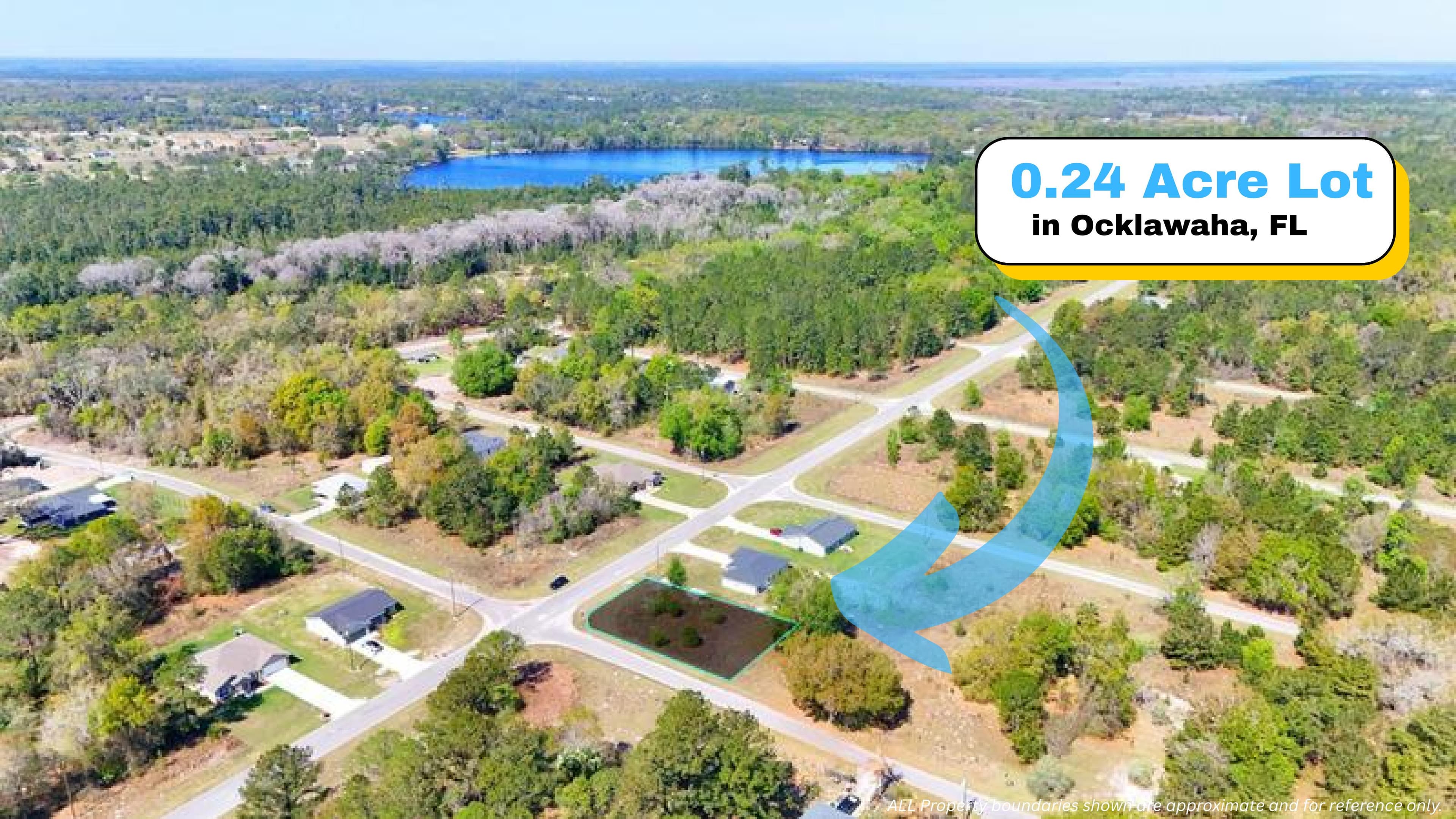 Corner Lot 0.24-Acre in Ocklawaha, FL — Near Lake Weir — 1 of 10