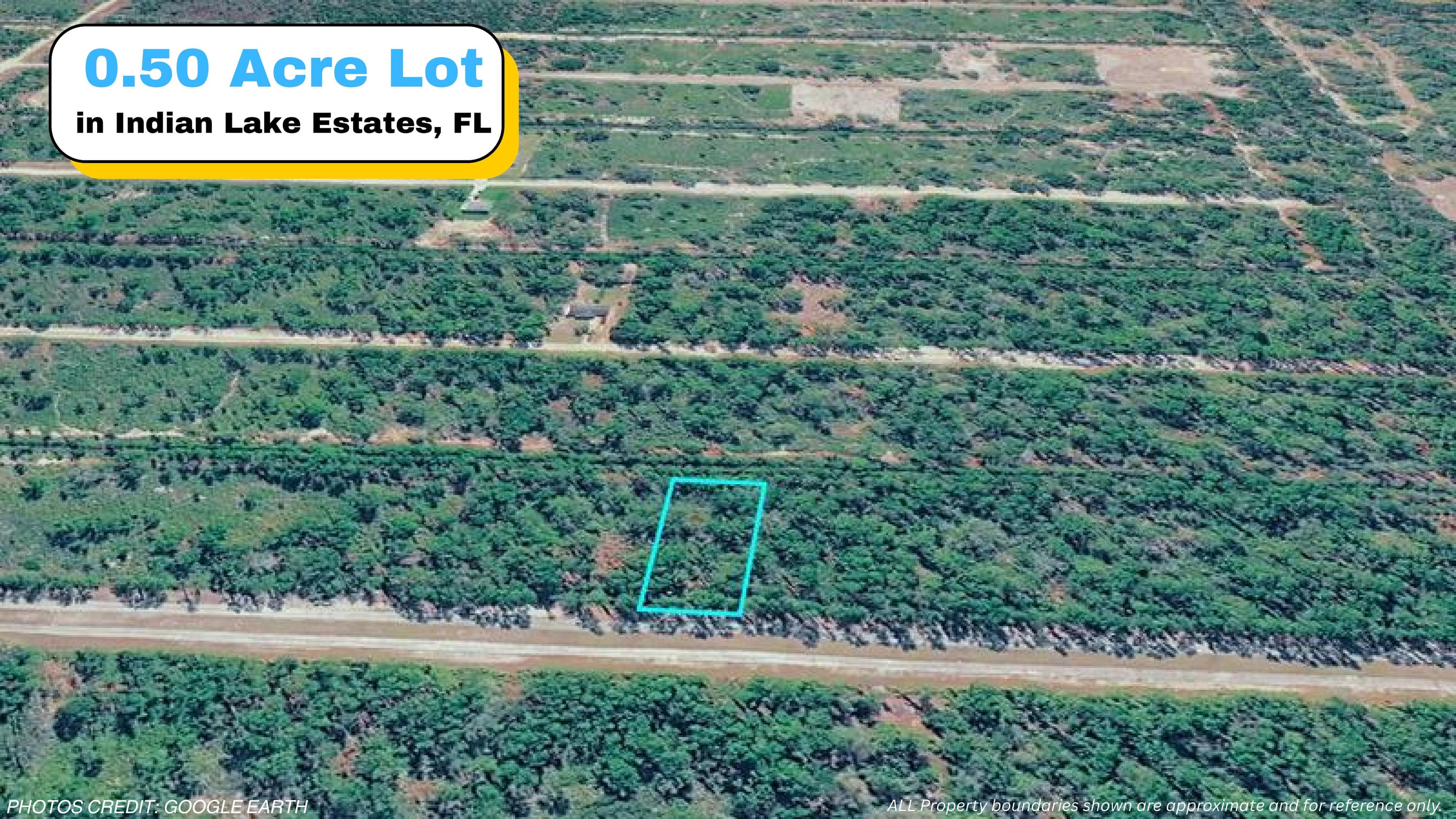 Spacious Half-Acre Lot in Indian Lake Estates, FL — Golf Community with Paved Roads — 1 of 7