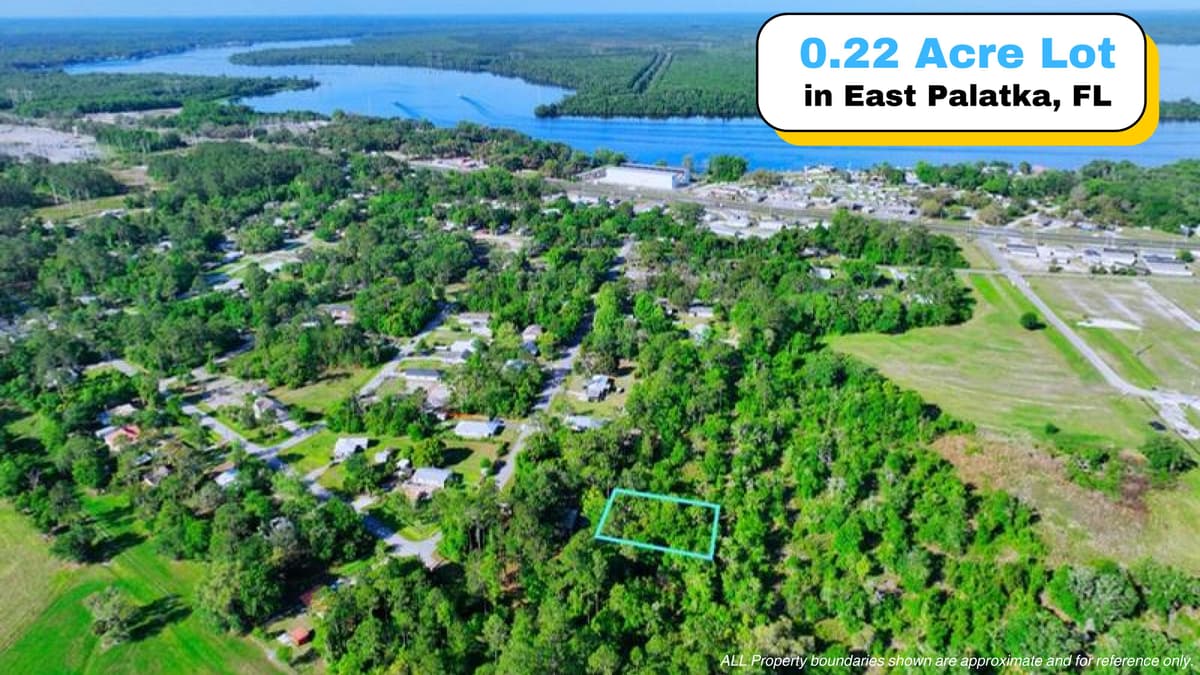 Lote edificable de 0.22 acres en East Palatka, FL — A minutos del río St. Johns