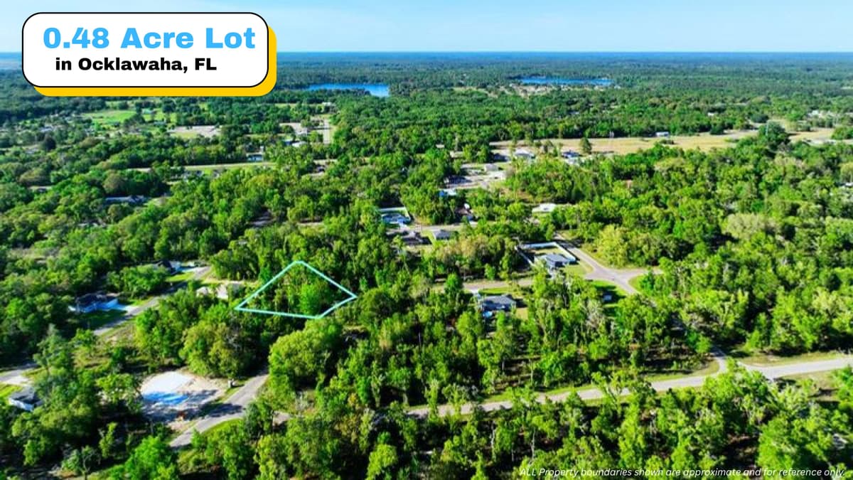 Tranquilo Lote Boscoso de 0.48 Acres en Ocklawaha, FL — Acceso Pavimentado y Zonificación R1