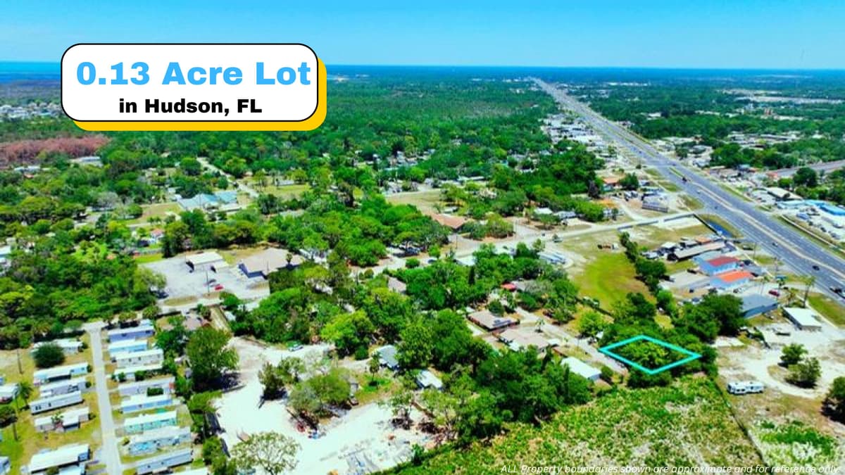0.13-Acre Buildable Lot in Hudson, FL — Gulf Coast Living, No HOA