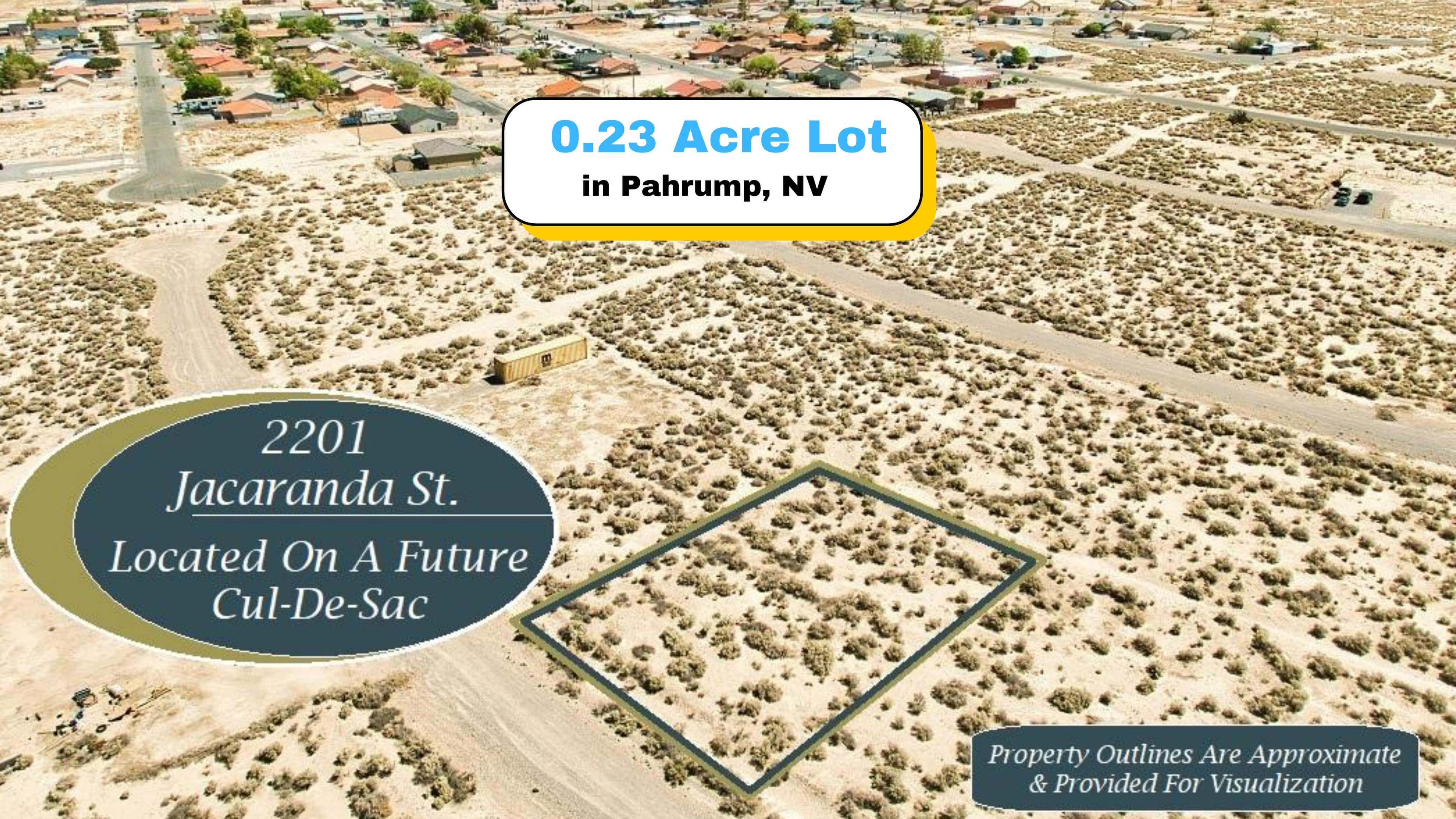 0.23-Acre Lot in Pahrump, NV — Future Cul-De-Sac with No HOA — 1 of 9