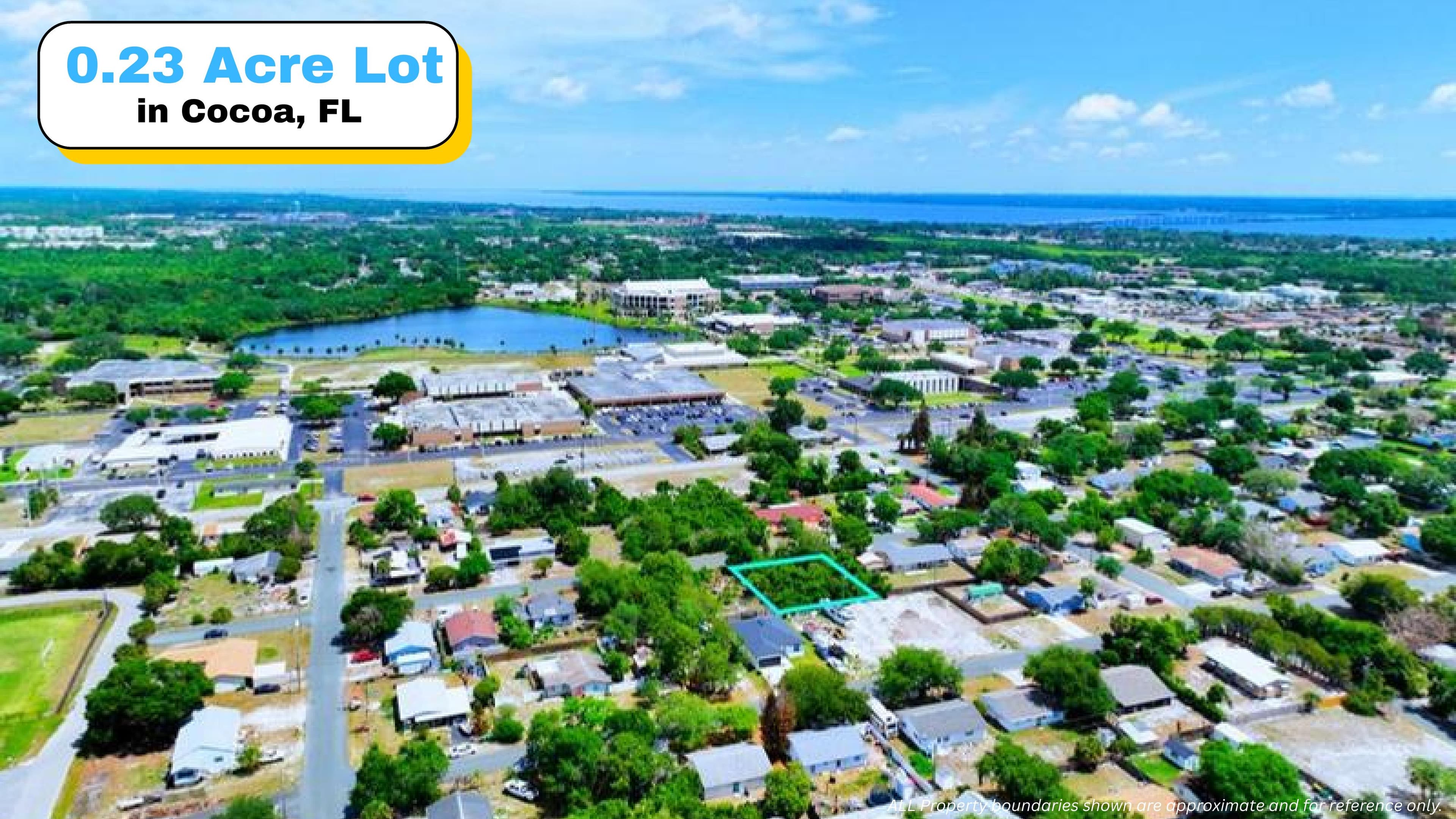 0.23-Acre Lot in Cocoa, FL — No HOA, Flood Zone X, Power Available — 1 of 10