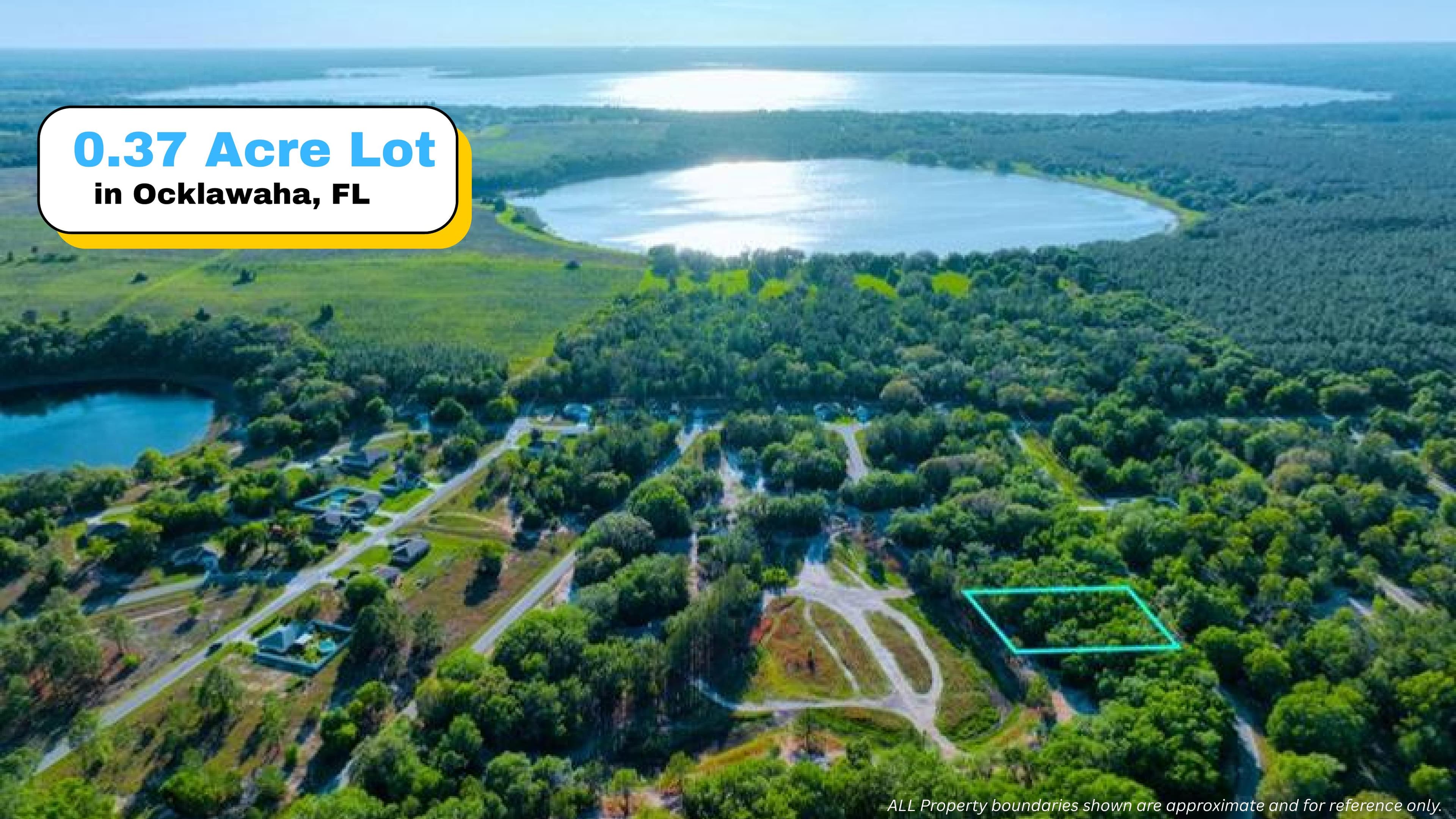 0.37-Acre Corner Lot in Ocklawaha, FL — Paved Road, No HOA, Near Lake Weir — 1 of 8