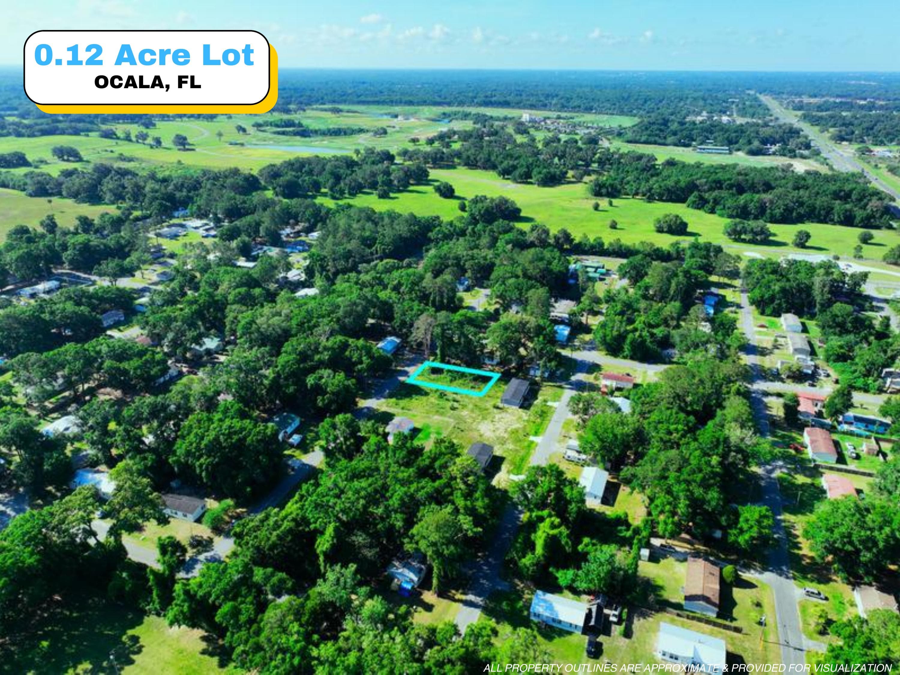 0.12-Acre Lot in Ocala, FL — No HOA, Flood Zone X, Power Available — 1 of 9