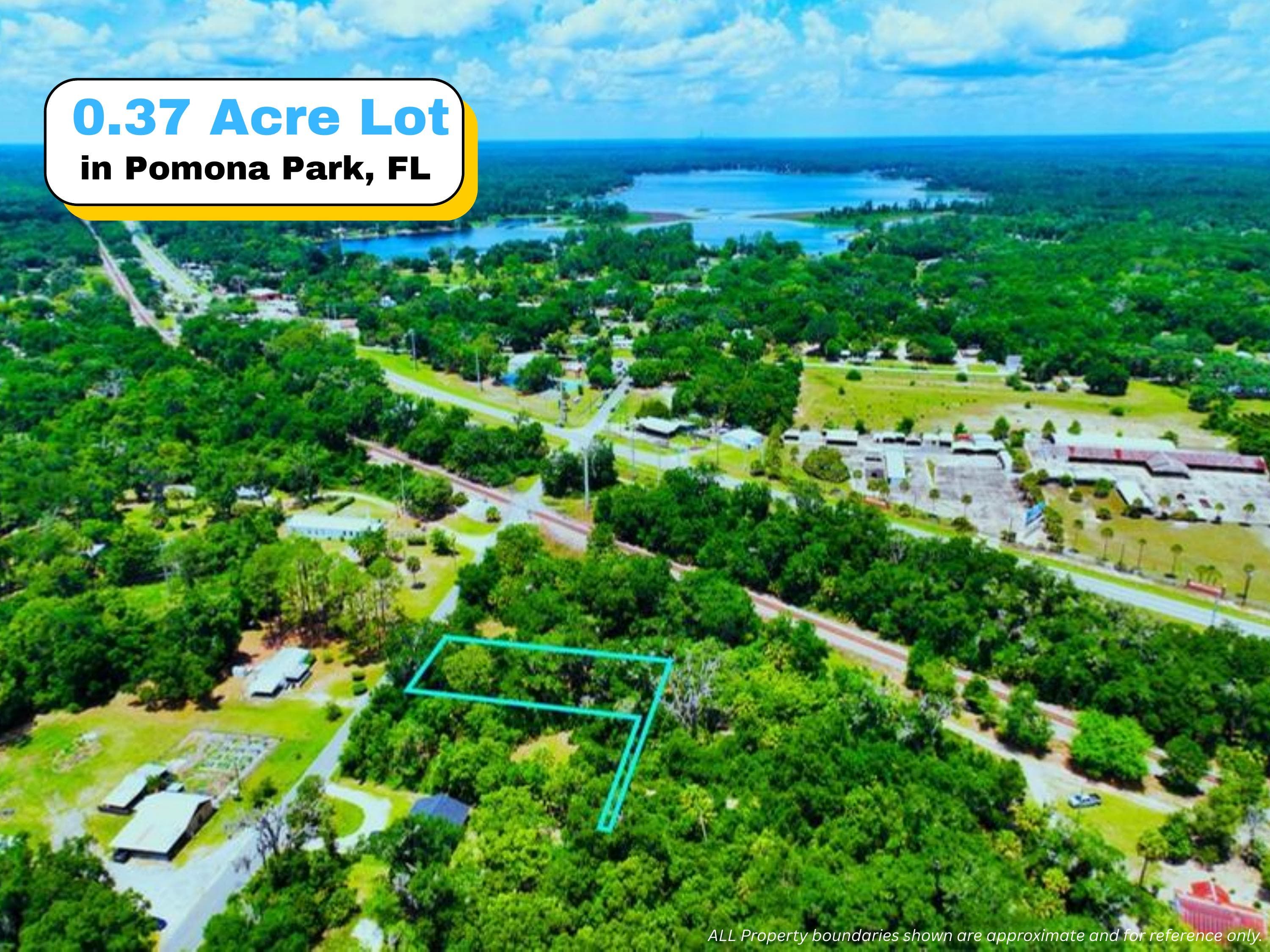 0.37-Acre Lot in Pomona Park, FL — No HOA, Flood Zone X, Power Available — 1 of 7
