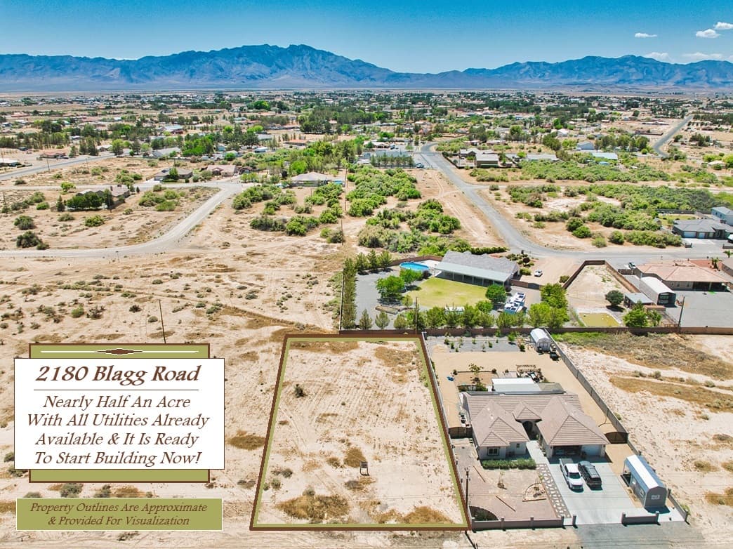 Lote de 0.46 Acres Listo para Construir en Pahrump, NV — Servicios Públicos Disponibles — 1 of 5