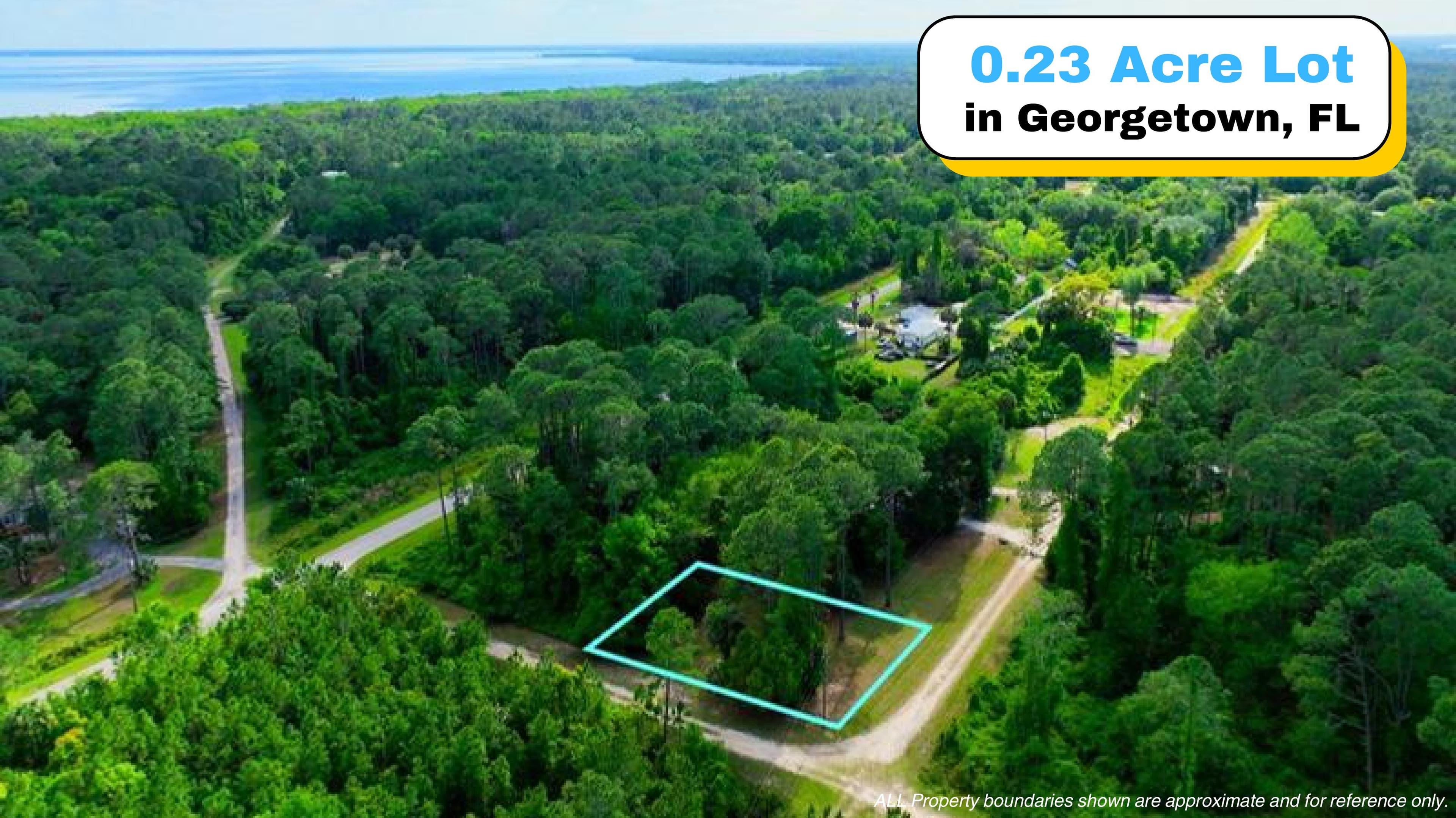 Corner Lot on Birch Blvd in Georgetown, FL — 0.23 Acres Near Lake George — 1 of 8