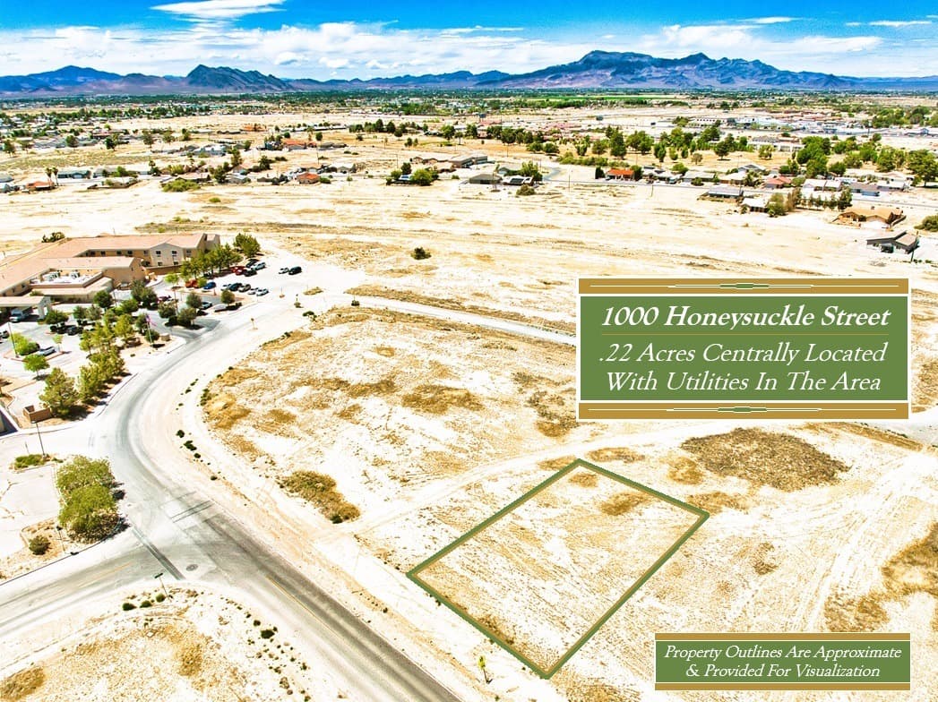 0.22-Acre Lot in Pahrump, NV — Central Location, No HOA, Utilities in the Area — 1 of 7