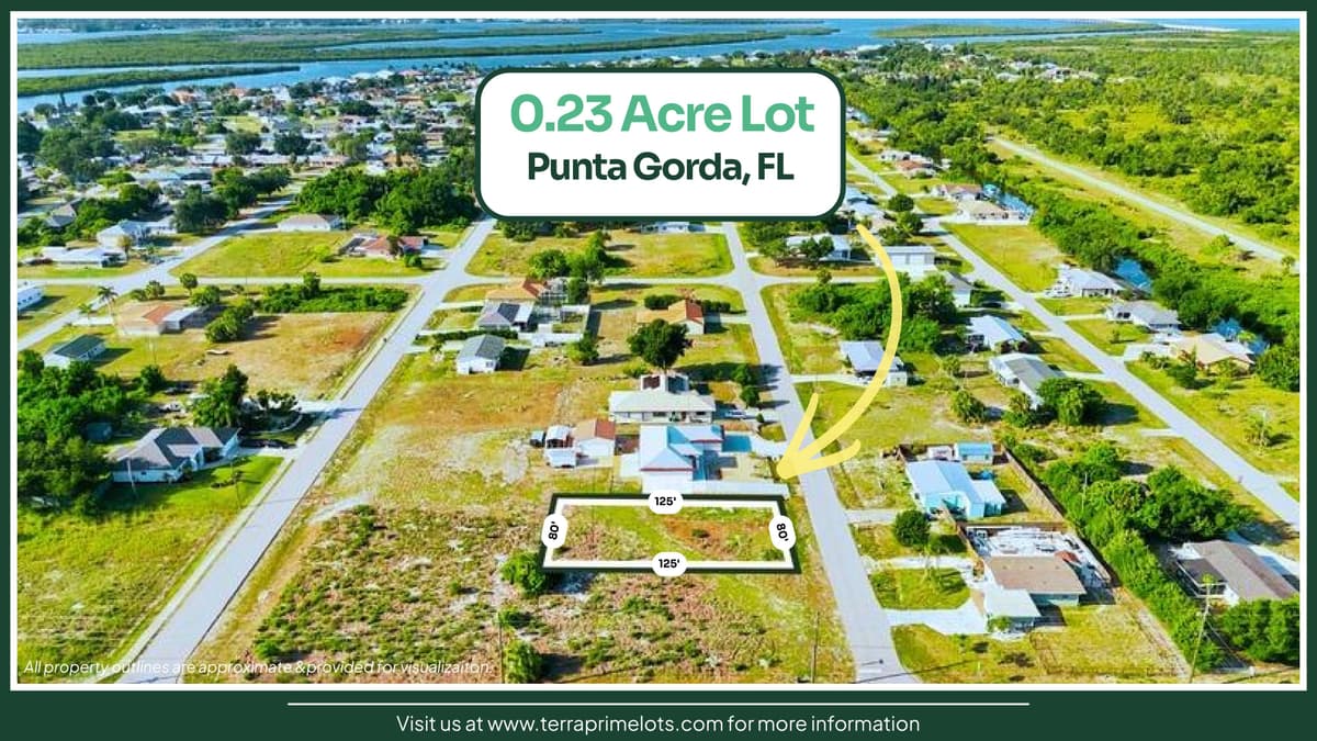Lote de 0.23 Acres en Punta Gorda, FL — Comunidad Harbour Heights con Acceso Público al Agua