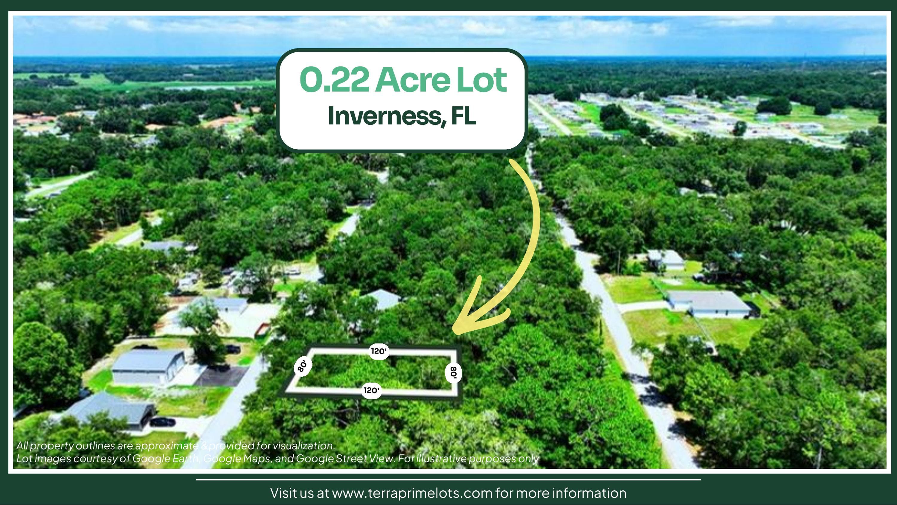 Lote arbolado de 0.22 acres en Inverness, FL — Se permiten casas prefabricadas y modulares — 1 of 8